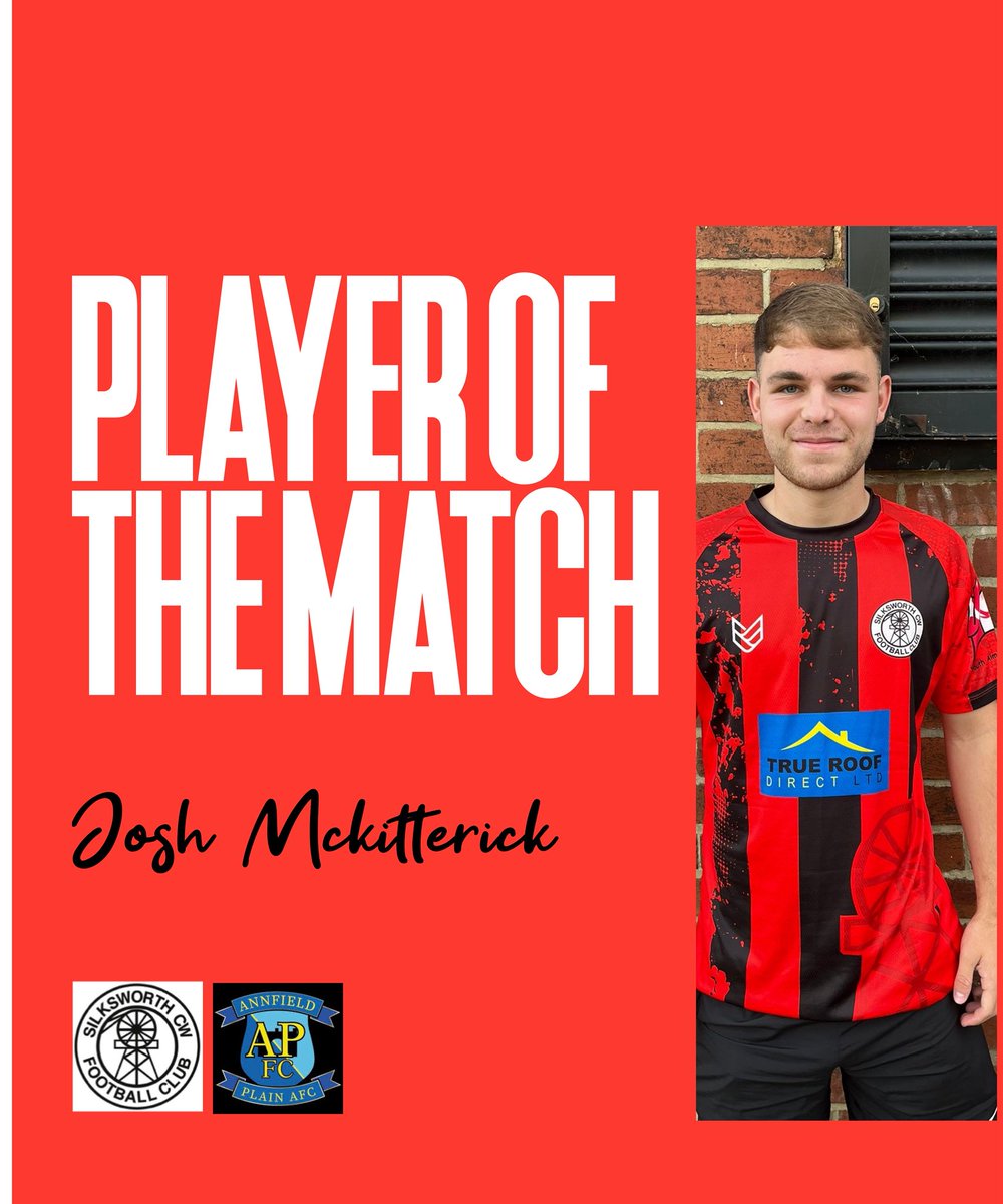 A couple of shout outs from today’s game… 

Jamie Chappell… first clean sheet in his 2nd game for the club 🧤

Dara Akinsanya another dazzling display 🪄

But today’s player of the match was Josh Mckitterick with an assured performance from start to finish ⭐️