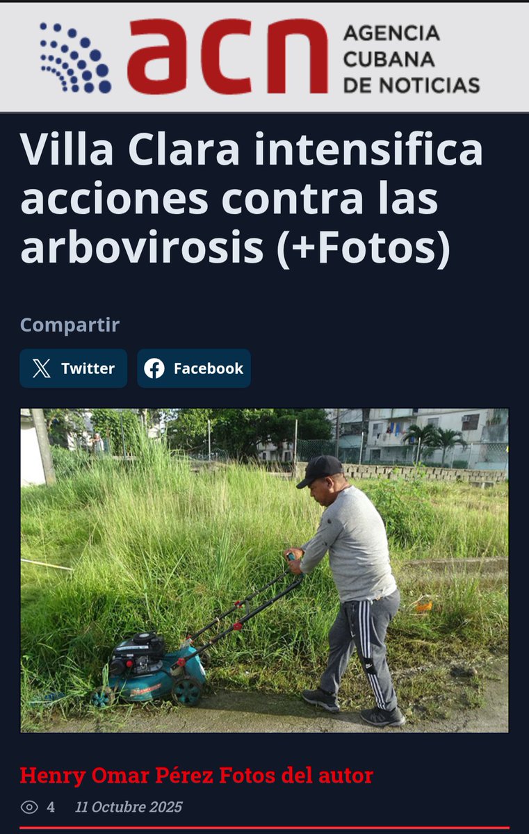 #VillaClaraConTodos
 Un importante movimiento por la salud de nuestro pueblo, les invito a leer el siguiente reporte de la <a href="/ACN_Cuba/">Agencia Cubana de Noticias</a>
👇 acn.cu/cuba/villa-cla…