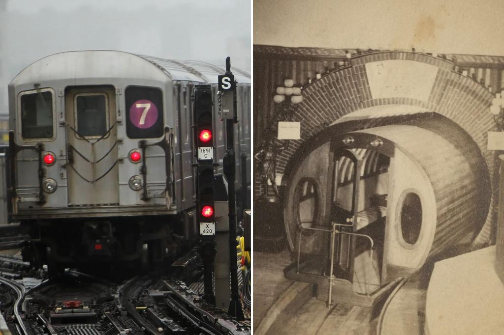 nypost's tweet image. Incredible secret subway predated NYC’s official subway by decades trib.al/G1MK9er