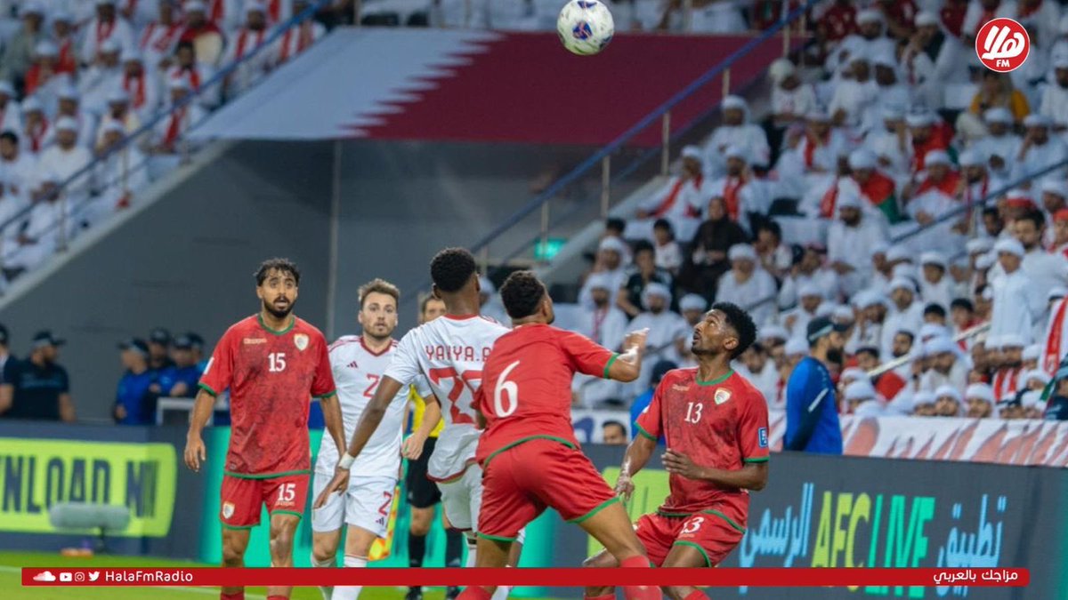 cr7shs's tweet image. نهاية الشوط الأول 

 منتخبنا الوطني 1×0 الامارات 

🔺الملحق الآسيوي المؤهل
 إلى كأس العالم 2026

#كأس_العالم #الامارات #عُمان
#الملحق_الآسيوي #يحدث_الآن