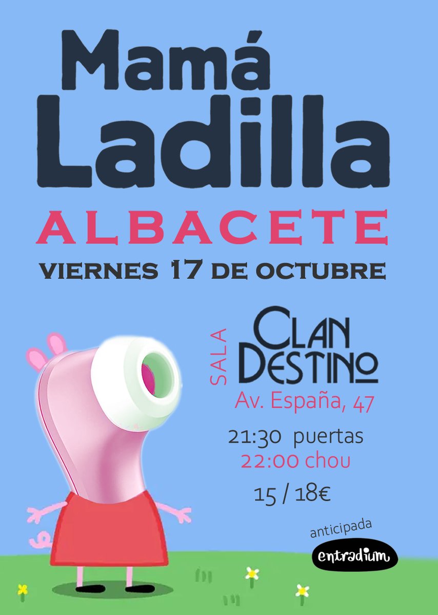 ¡Albaceteeee!
A ver, venga, que vamos. Id calentando en banda.
entradium.com/events/mama-la…