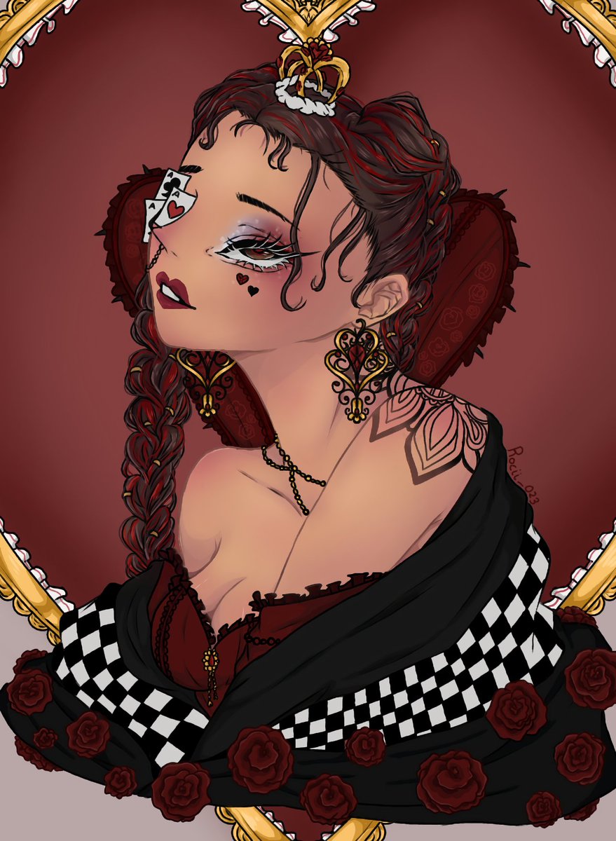 Día 8. Ishani Rao-Kapoor - Reina de corazones ♥️

 #Adomctober2025 #ADOMA <a href="/Nakkuchan/">Nakkuchan #ExodoDeLosDragones</a>