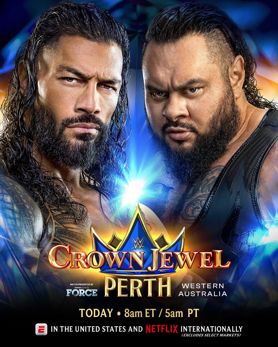 VPW_AZ's tweet image. Roman Reigns vs. Bronson Reed

3.5/5