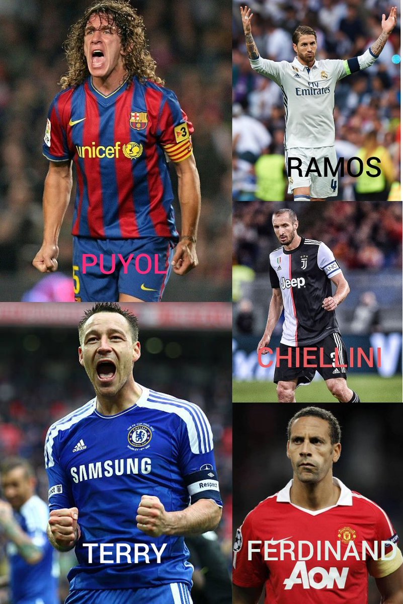 Young_Fish01's tweet image. Be honest, as a striker in his prime, which of these defenders will you be scared to face in their prime??