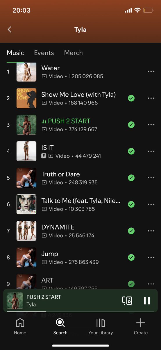 Zee_weh_'s tweet image. Tyla, these numbers girl !? You’re insane 🔥 you’re only in your debut era by the way 🙆🏽‍♀️