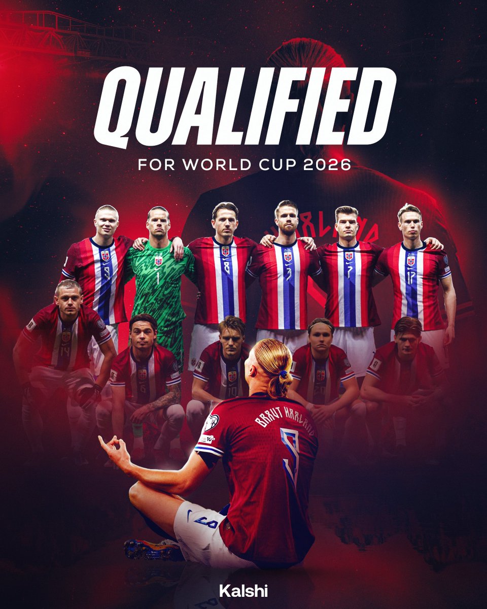 KalshiFC's tweet image. Norway could be the dark horse in the 2026 fifa World Cup.