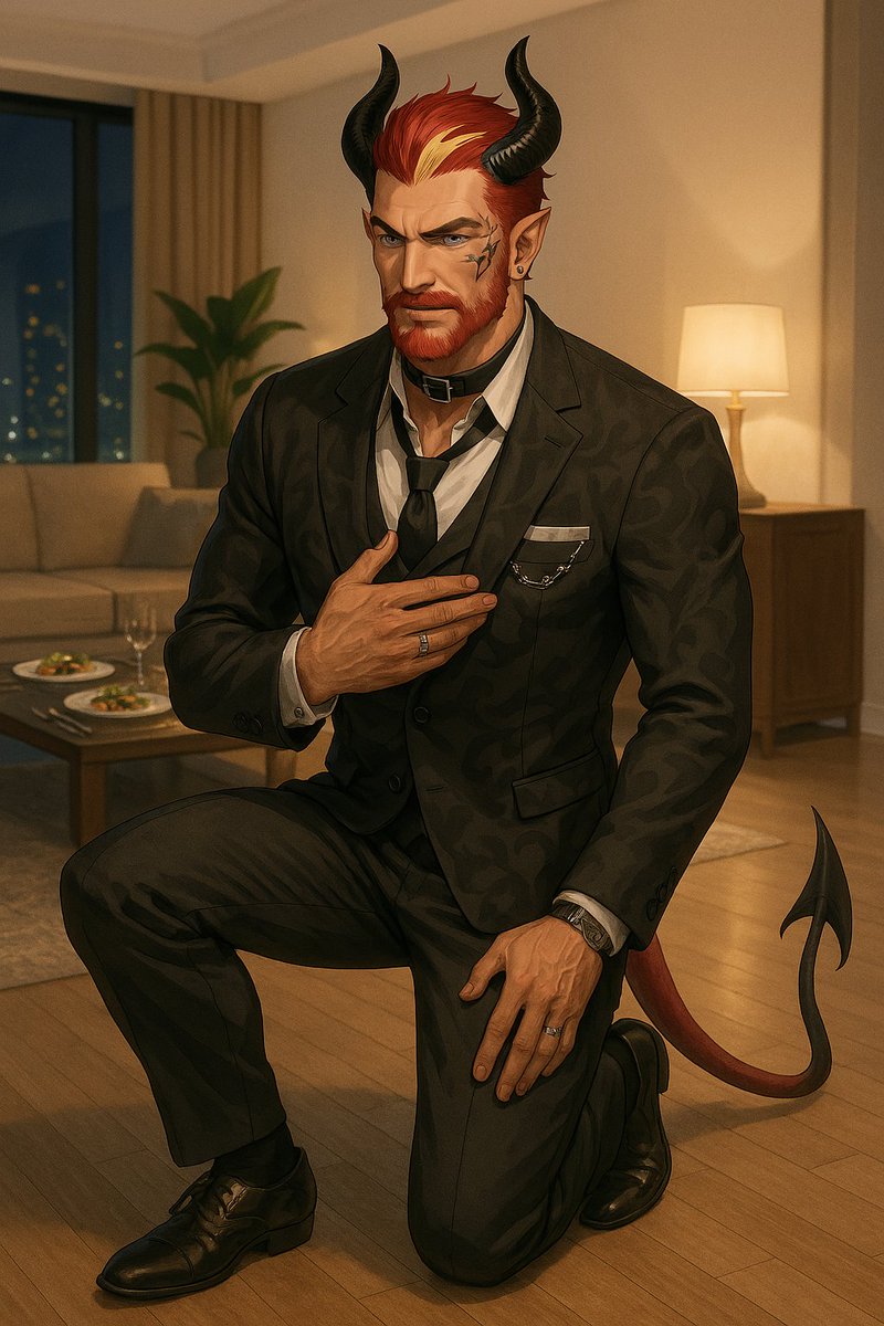 IntrovertedKuma's tweet photo. Some AI attempts_
Geno(傑諾) is a demon whose soul exists within the network and the flow of digital code.
Serving as a personal butler, he arranges everything his master desires. https://t.co/2eswbqyykg