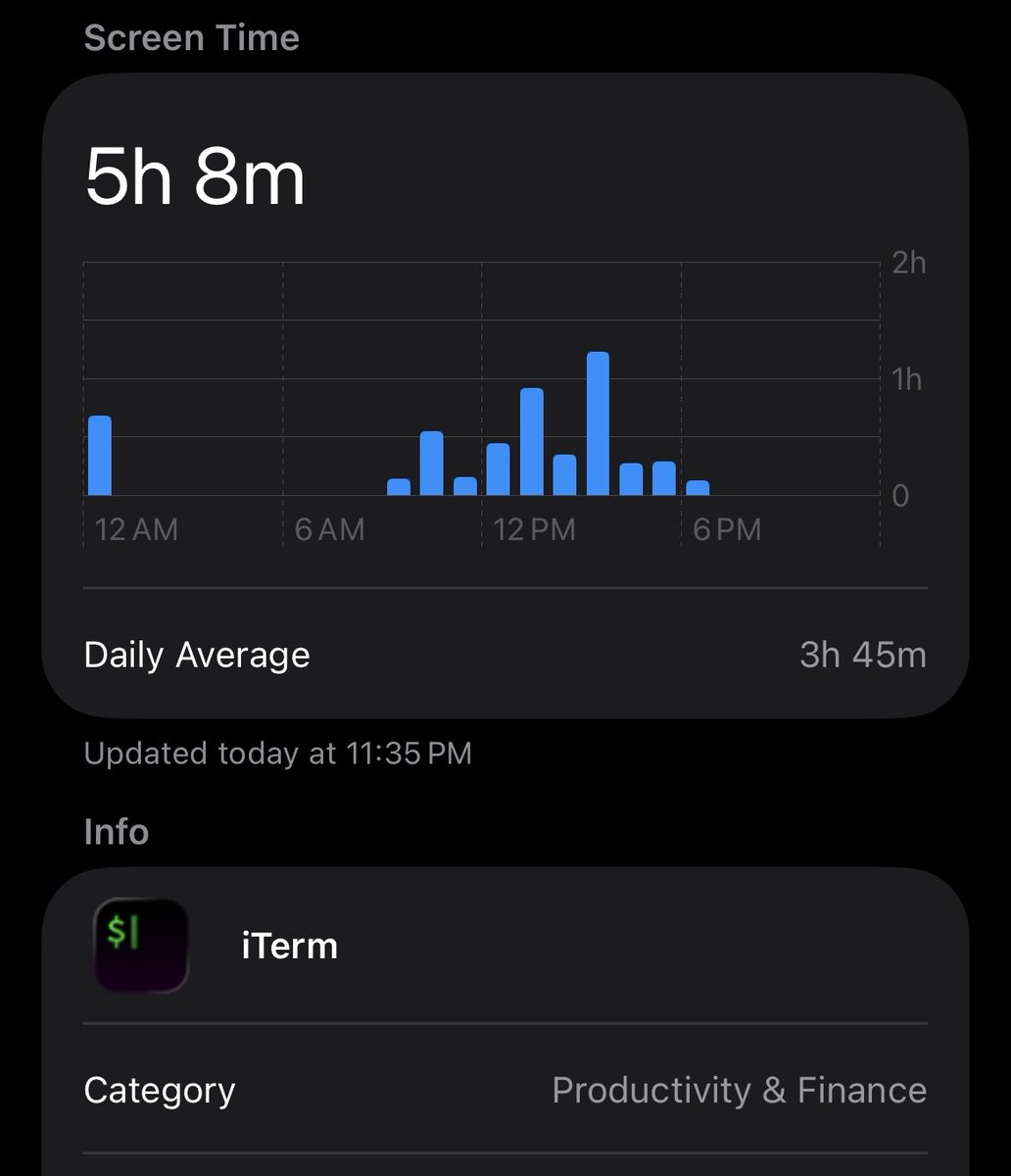 mohitdotdev's tweet image. never imagined spending so much time on iTerm.