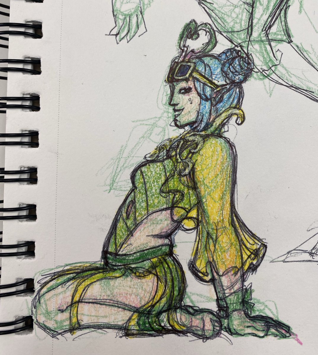 DinotripleR's tweet image. Oh another drawing Mantis swimsuit ! #mantis #MarvelRivals