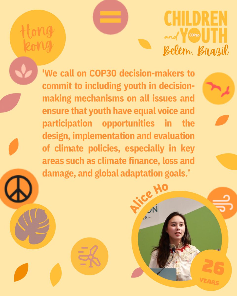 COP30 Children and Youth Pavilion tweet media