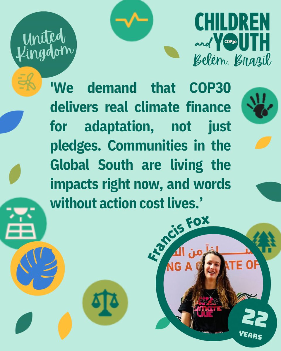 COP30 Children and Youth Pavilion tweet media