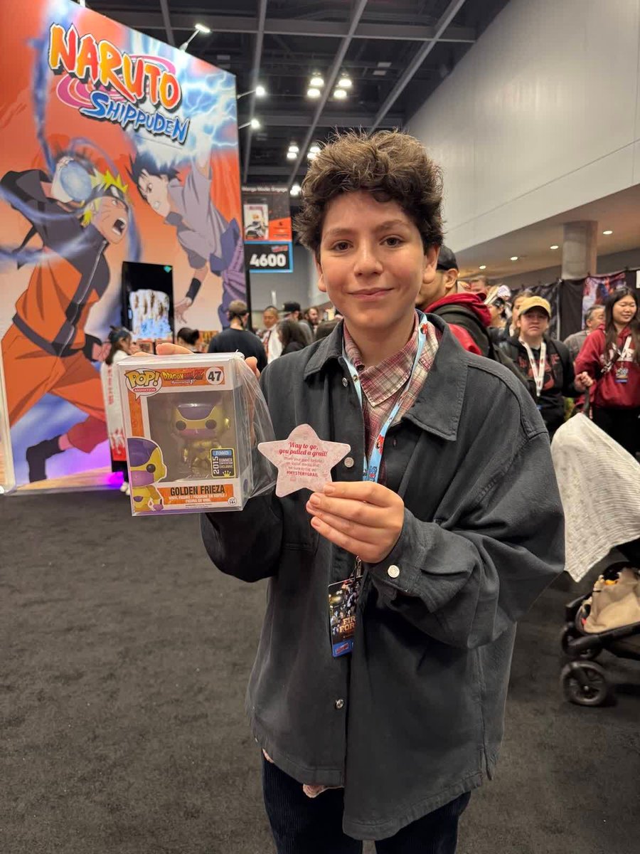 7BucksAPop's tweet photo. 🔥 GOLDEN FRIEZA PULL! 🔥 Huge congrats to our lucky Mega Grailer!
The hits keep coming at Mystery Grail Booth #4529 — loaded with Funko, CGC Comics, Pokémon, and Thrilljoy mystery boxes all weekend long! 🏆
#MysteryGrail #NYCC #Booth4529 #Funko #MysteryBox https://t.co/QBr1AbAHIQ