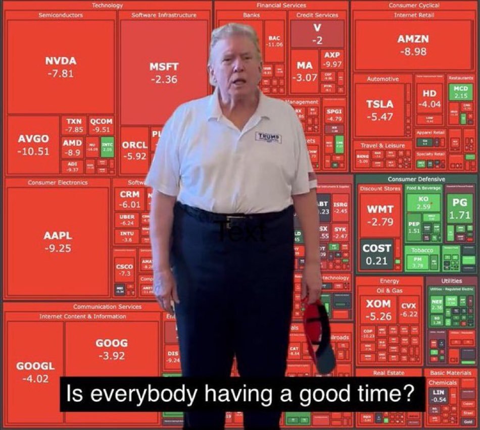 TRUMP: "Is everybody having a good time?" 👀