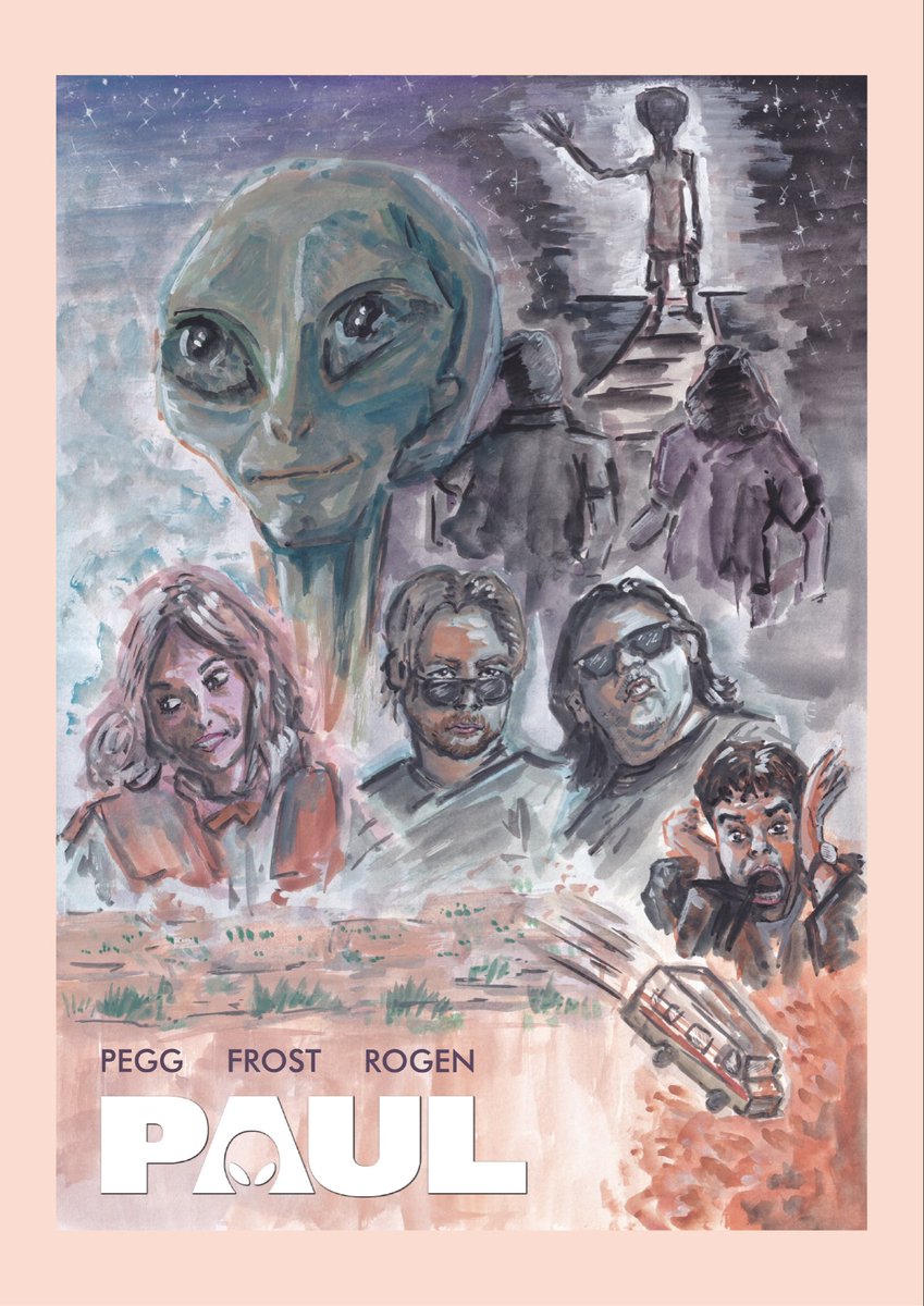 miska21087589's tweet image. My poster for Paul

Great comedy starring the duo Simon Pegg and Nick Frost 👽

#paul #paulmovie #simonpegg #nickfrost #sethrogen #illustration #painting #drawing #movieillustration #movieposter #movieposterart #filmposter #movieposters #alternativemovieposter