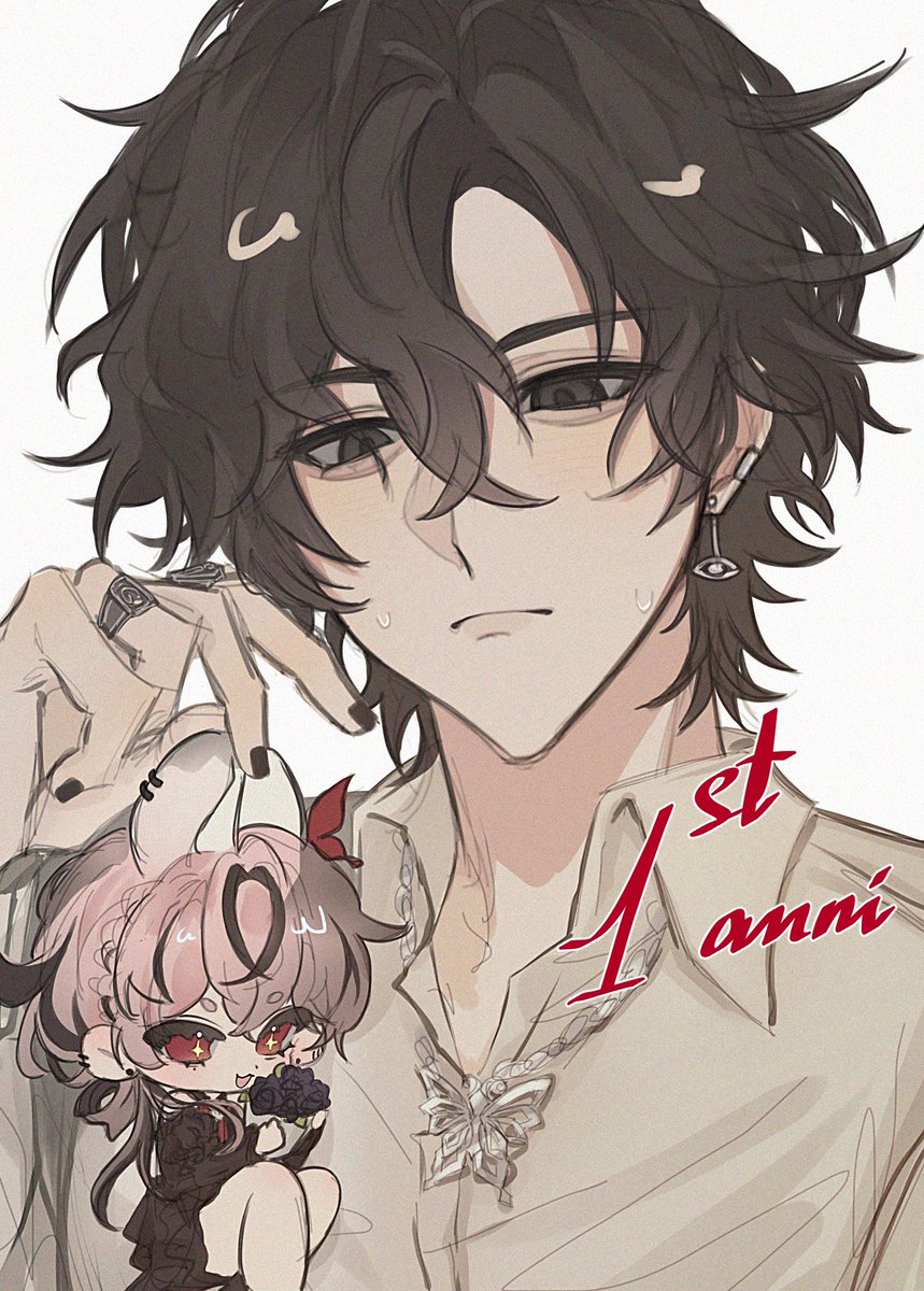 yyangQii0's tweet image. Happy 1st anniversary ! ! ! 🥺🖤🩷
_

pic1: @/ Sa Kougasaki. [cms]
pic2: me. 🥀 
_

#Kyanvas #Kaleidosona