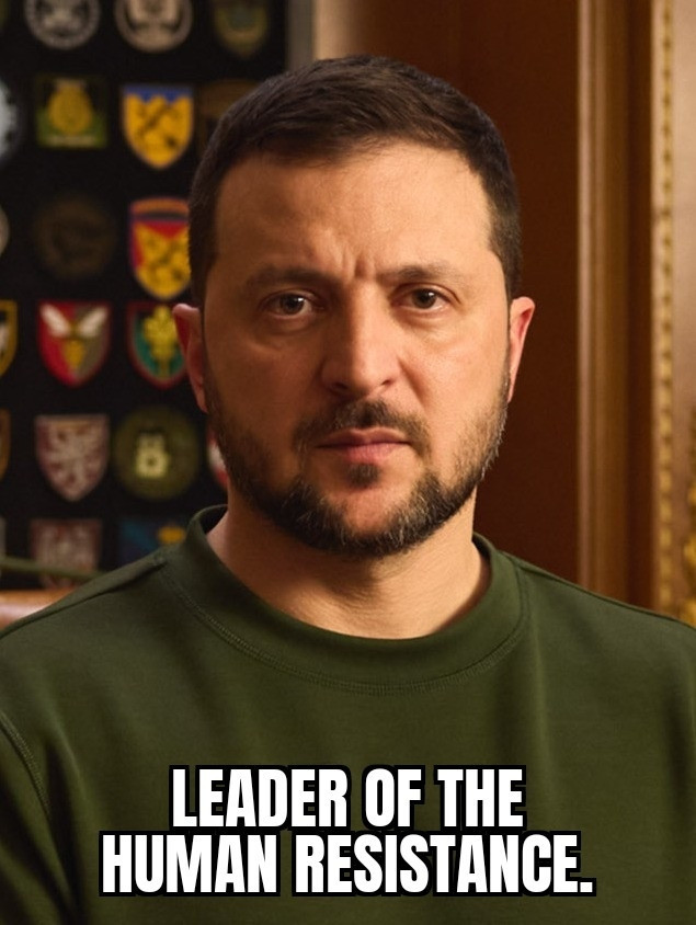 Volodymyr Zelensky 

Leader of the Human resistance. 🇺🇦

Do you agree?😉