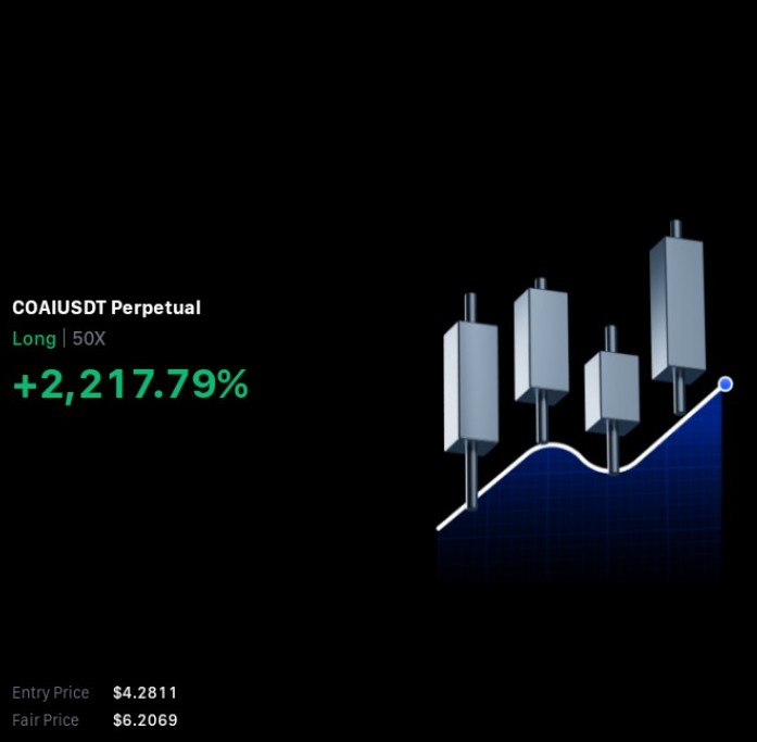 Crypto_Jocelin's tweet photo. $COAI surged another 50% within minutes, following a remarkable 2000% gain since its listing on Bitget.
Investors who’ve overlooked Bitget’s listings might want to take notice — the exchange continues to deliver strong market performance.

$BTC $ETH $BNB $COAI $AUKI $CAKE $MNT $ASTER $ZEC $MYX $TAO $DOGE $ARB $INJ $BONK $PUMP $ENA $APT $IMX