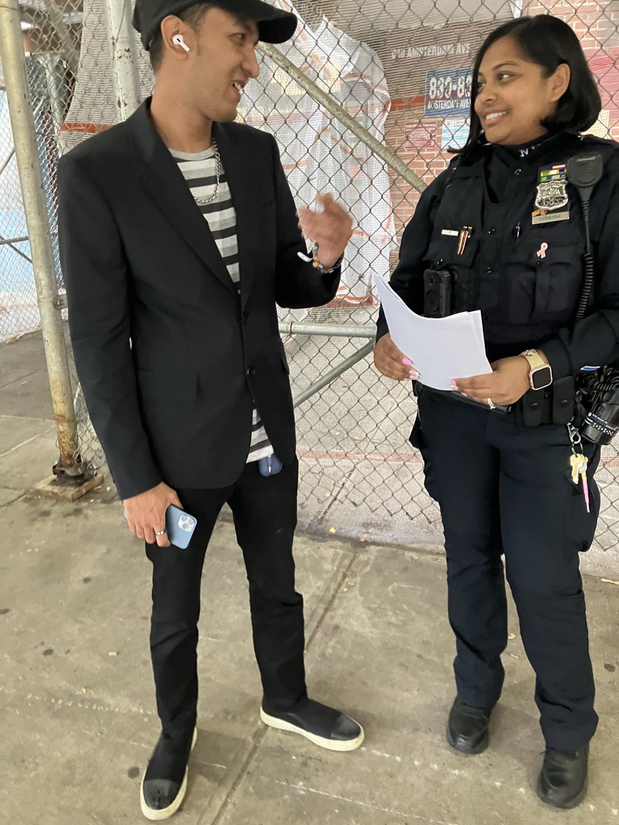 Our DV Officers are out there actively doing outreach in Douglass houses making sure our residents are safe and aware of the resources available to them through our domestic violence unit.