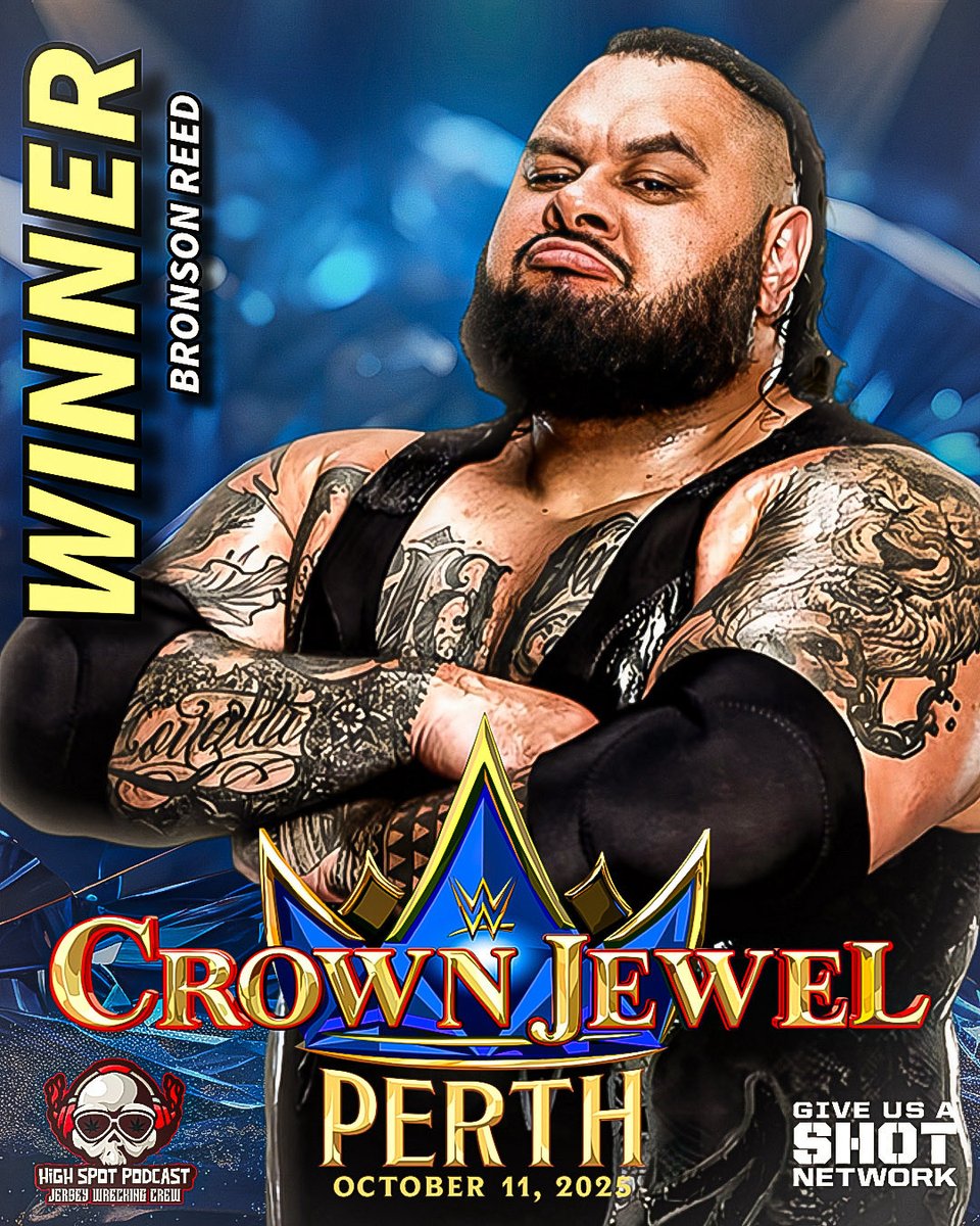 HighSpotPodcast's tweet image. 🚨BREAKING NEWS: @BRONSONISHERE defeated Roman Reigns at #WWECrownJewel
WATCH OUR POST SHOW ON..
youtube.com/live/GGVD_mw8t…
