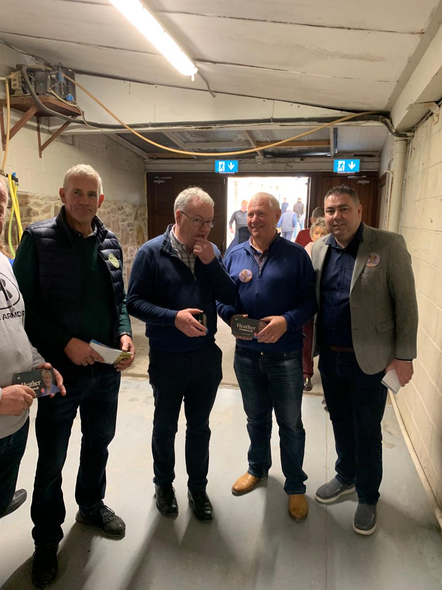 johnpauloshea1's tweet photo. It was great to have Heather Humphreys brother Bert Stewart on the canvass with us today and no better place to canvass but at the National Dairy Show in #Millstreet.

Bert is no stranger to farming circles and was out pushing hard for the No; 1 vote on 24th October next for Heather! 

Heather will be a President for All. 

John Paul

#Presidentialelection #Heather #Opportunity #Unity #Community