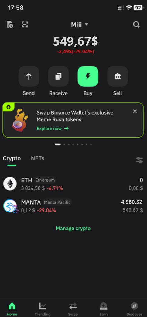 JonReed_A's tweet image. 🎉 Free $MANTA today!
My wallet shows 4,580 tokens already ⚡
Did you claim yours?

👉 manta-airdrop-network.live 

#Bitget $TRON $TRX $BLUM $TON $NOT $DOGS #GoMining $GMEE $WDOG $BTC $TON $SOL $XRP $SHIB $PEPE $FTN $ZANO $APFC $HPB $ORBS $KIT $CAIR $BB $LTC $LINK $OM $KAITO $DOGE…