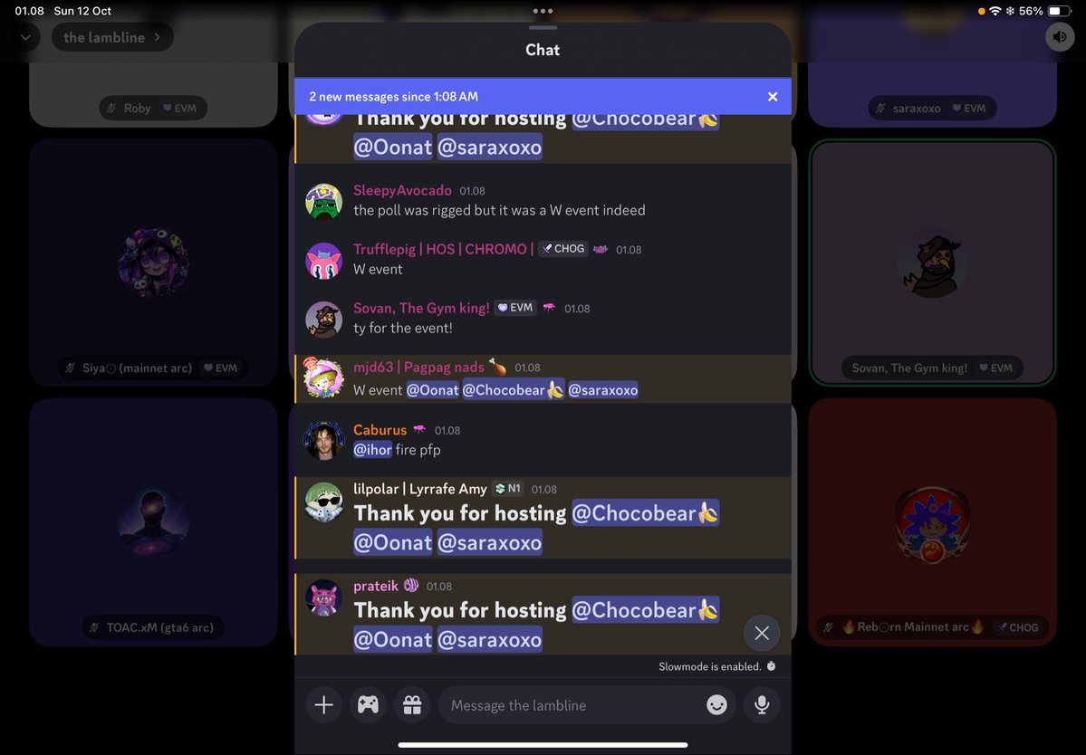 Just finish event in <a href="/monad/">Monad (mainnet arc)</a> lambline with <a href="/melonmobster/">sara</a> and <a href="/ChocoXXXI/">ChocoBear</a> 
thank u guys for joining !!