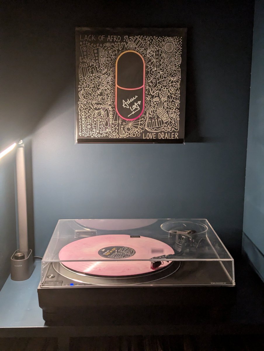PaulTurner365's tweet image. #nowspinning &apos;Love Dealer&apos; by @lackofafromusic #SaturdayVibes #saturdayfun #vinylcommunity