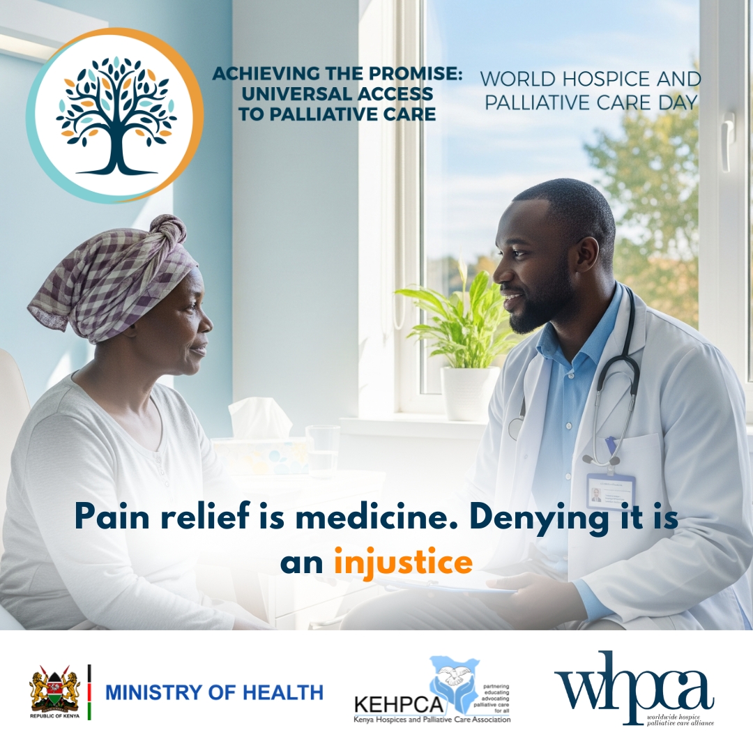 CancerProgramKE's tweet image. Pain relief is medicine. Denying it is an injustice. Make pain relief accessible.
#AccessToMedicine
#PalliativeCareMatters
#WHPCDay25
#PalliativeCare
#AchievingThePromise