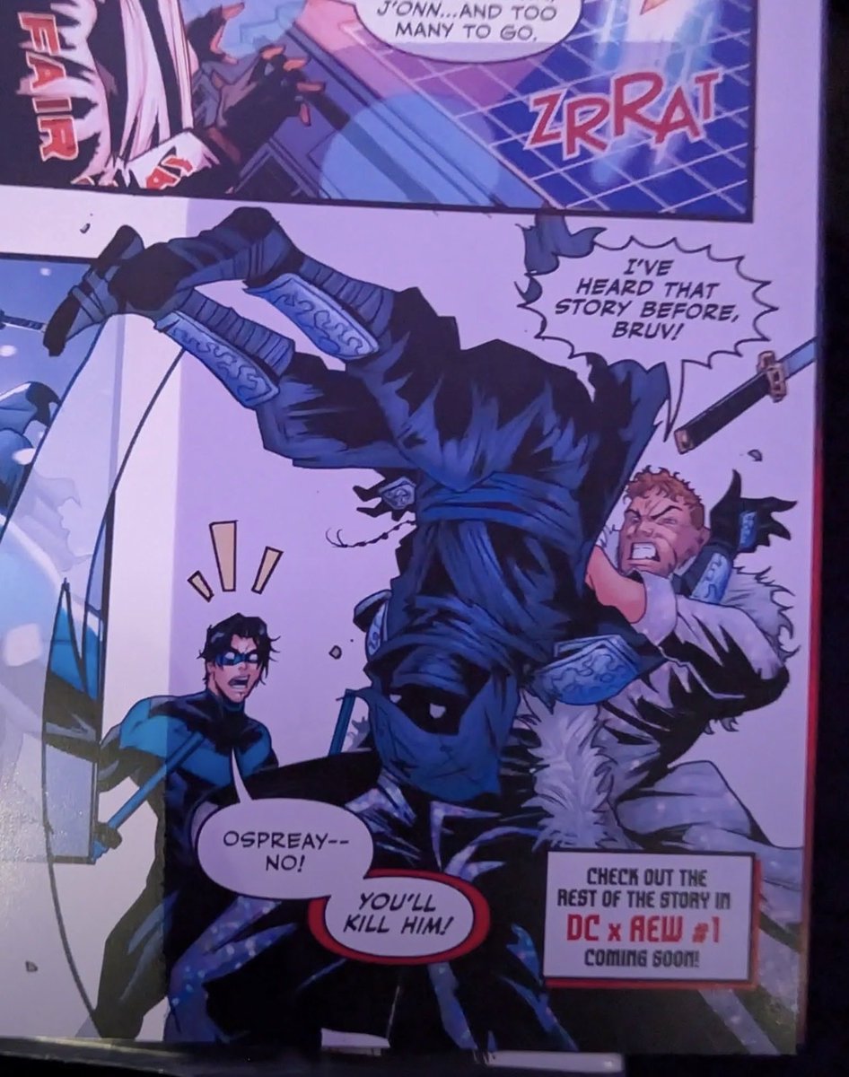 AEW_Blog's tweet image. Will Ospreay makes his DC Comics debut 🔥

#DC x #AEW | #DCComics