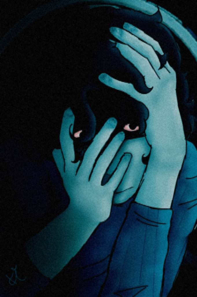 Adems_randomart's tweet image. Chat I think I locked tf in on this one this time.. For once in my life I&apos;m thankful for twt bringing down quality&amp;gt;:]
Protag from #noimnotahuman 
#noimnotahumanfanart