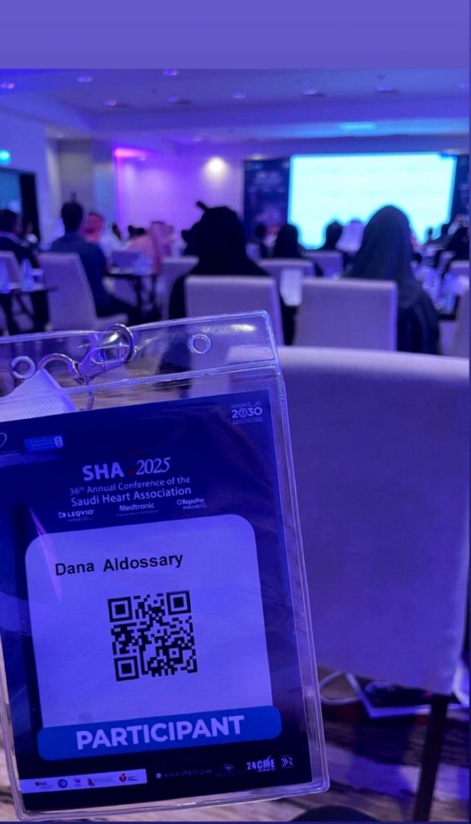 daana_am's tweet photo. It was a pleasure attending the 36th Annual Conference of the Saudi Heart Association 🤍

#SHA36 https://t.co/EW9xqU83pb