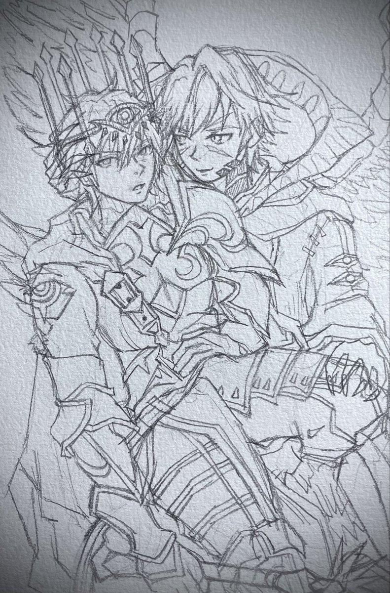 2年定期で描きたくなるのさ（？）
クロルフ（闇クロ&amp;ギムレー）