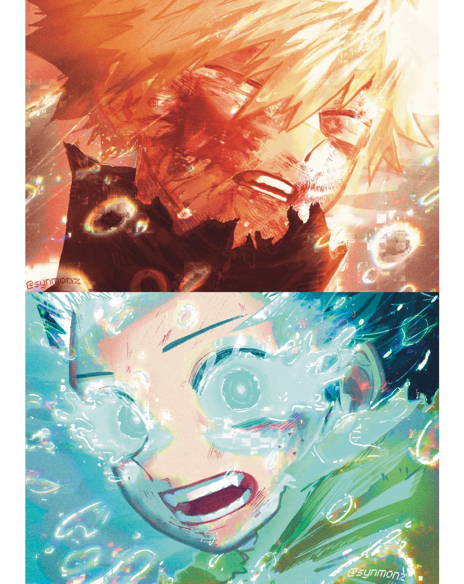 synmonz's tweet image. " Their feelings became one "