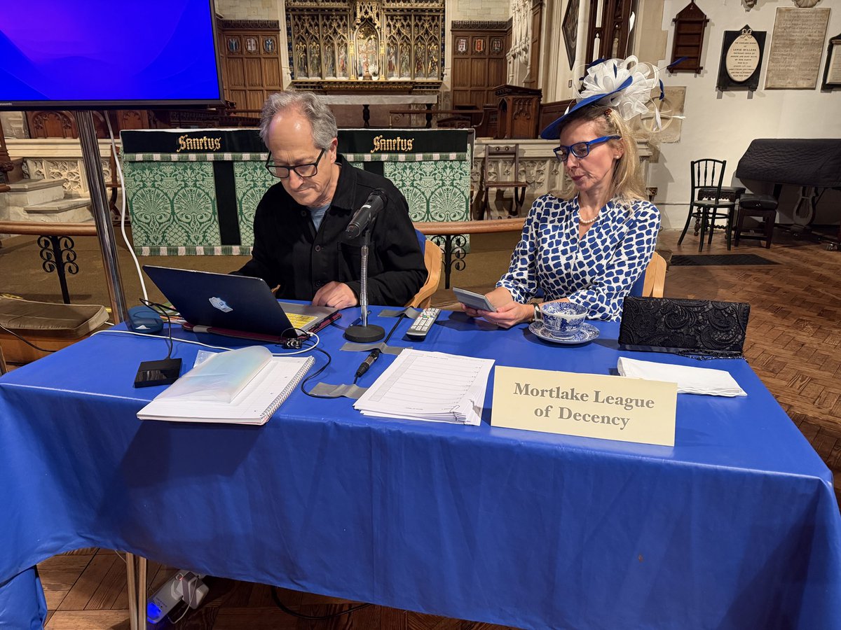 Great to be at St Mary’s, Mortlake at their annual quiz; nobody likes a know-all except on quiz night!

<a href="/mortlakerector/">St Mary Mortlake 💙</a>
<a href="/ChristChurchESh/">Christ Church East Sheen</a>