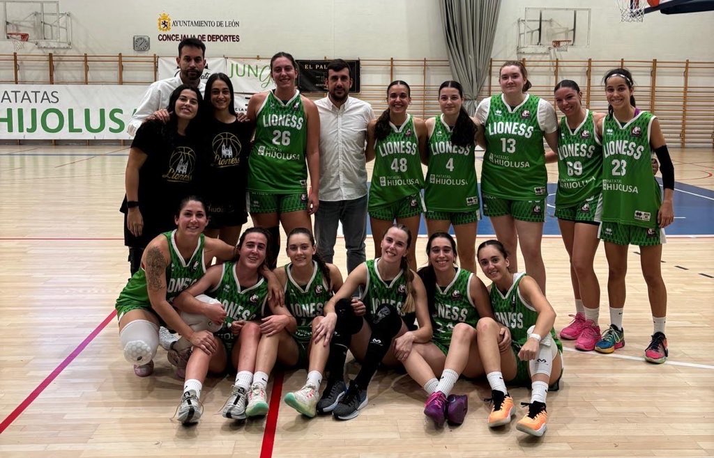 LionessBball's tweet photo. | 1ª Nacional Femenina 🏀 |

6️⃣6️⃣ Somos @hijolusa 
4️⃣7️⃣ @PonceVaCB 

Segundo partido… ¡y segunda victoria! 💪🏻

Partido muy trabajado, en el que el equipo volvió a mostrar una gran intensidad defensiva y un ataque coral que marcó la diferencia.

#RugeConNosotras #SomosHijolusa💚 https://t.co/y7wYGhzl45