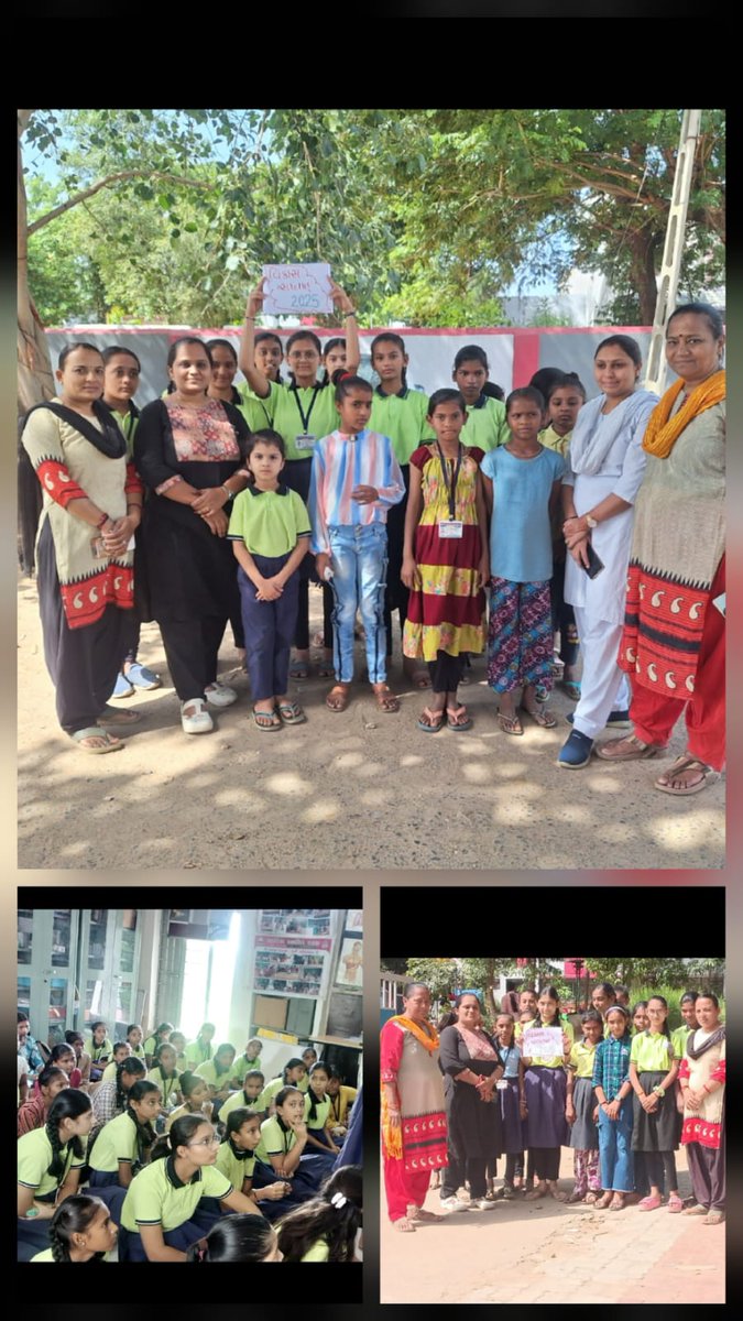 IecArvalli's tweet image. વિકાસ સપ્તાહ અંતર્ગત અરવલ્લી જીલ્લાના વિવિધ વિસ્તારોમાં ૧૧ ઓક્ટોબર #InternationalGirlChildDay નિમિત્તે PC PNDT એક્ટ અંતર્ગત “બેટી બચાવો, બેટી પઢાવો” થીમ હેઠળ જાગૃતિ રેલી તથા જૂથ શિબિરનું આયોજન કરવામાં આવ્યું. 👧💫

#BetiBachaoBetiPadhao #GirlChildDay #VikasSaptah2025 #Aravalli