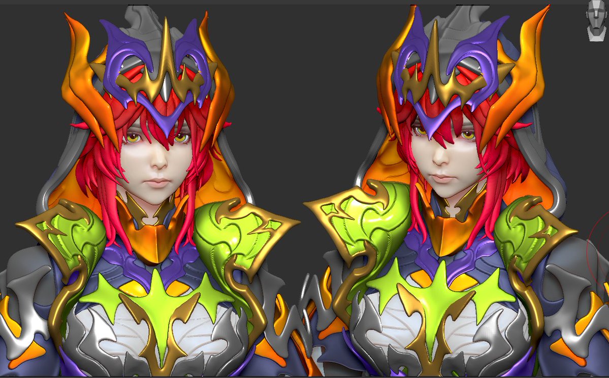 zaki_zero117's tweet image. SCULPTOBER 11_2025 &quot;ASHEN &quot;
♦️#sculptober  2025 #zbrush #stylized #originalcharacter #OC #characterdesign  😍😍
