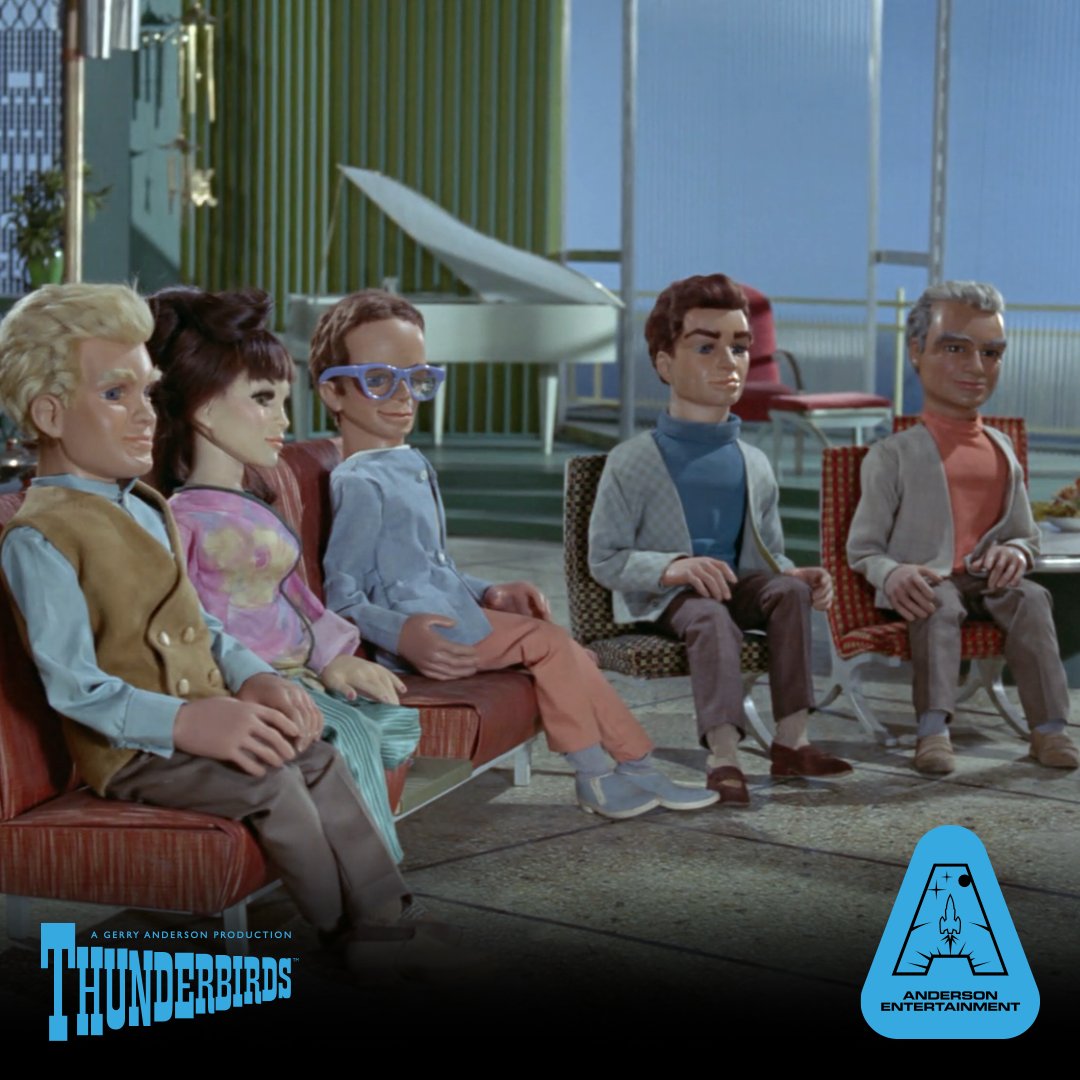 GerryAndersonTV's tweet photo. Us getting ready to watch @bbcstrictly tonight: #Thunderbirds https://t.co/b2amzxhQJc