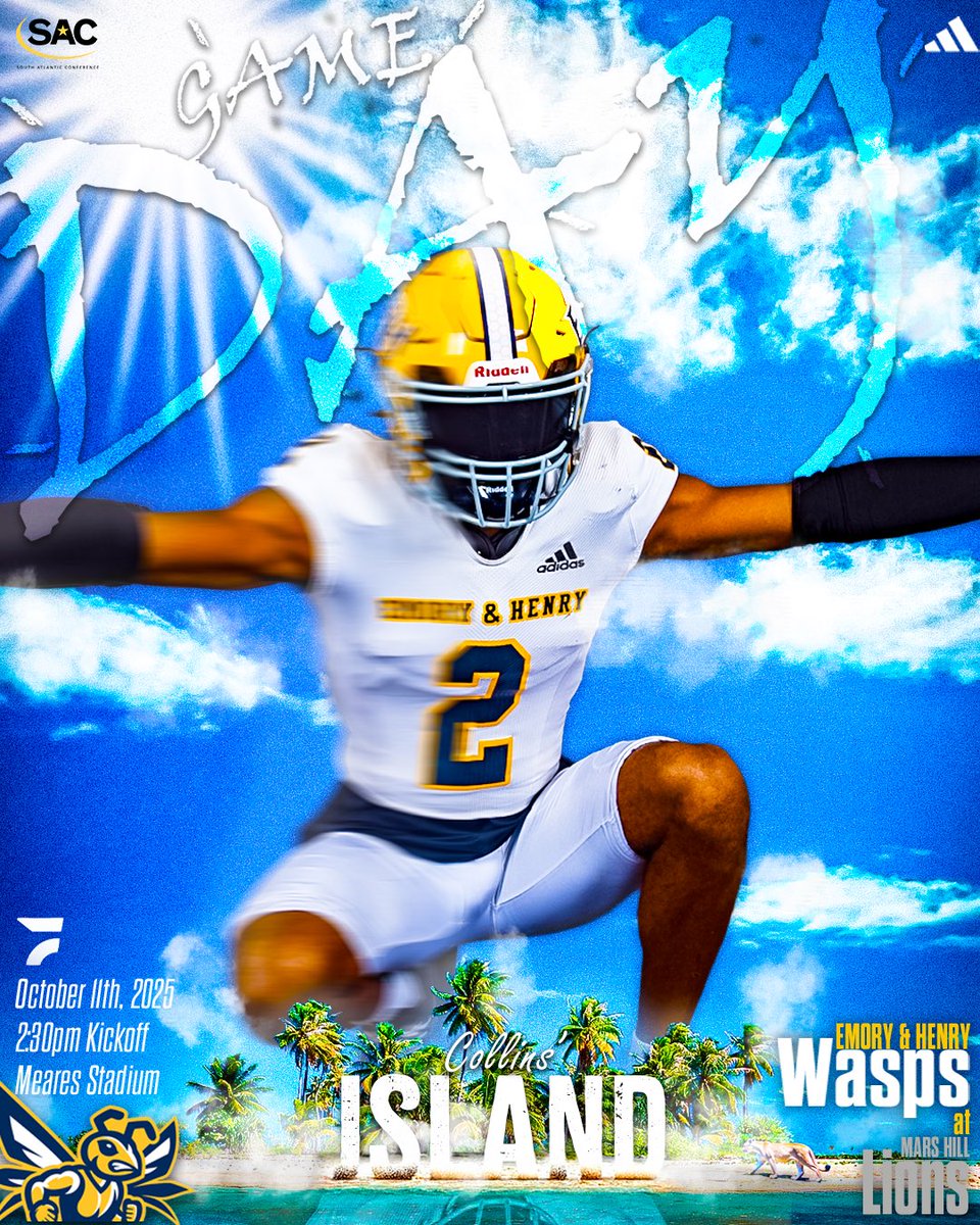 E&H Football (@emoryhenry_fb) on Twitter photo ๐ ๐๐๐๐๐๐๐ ๐
๐๐ช๐๐๐๐จ๐จ ๐ก๐๐๐จ ๐ฌ๐๐ฉ๐๐๐ฃ ๐ง๐๐ก๐๐ฃ๐ฉ๐ก๐๐จ๐จ ๐๐ญ๐๐๐ช๐ฉ๐๐ค๐ฃ.
๐๏ธ Meares Stadium
๐ 2:30pm Kickoff
๐บ gowasps.com/links/a6okau
#HardHatDefense ๐ง #Area26 ๐ธ
#GoWasps #BlueCollarGoldStandard ๐ ๐๐๐๐๐๐๐ ๐
๐๐ช๐๐๐๐จ๐จ ๐ก๐๐๐จ ๐ฌ๐๐ฉ๐๐๐ฃ ๐ง๐๐ก๐๐ฃ๐ฉ๐ก๐๐จ๐จ ๐๐ญ๐๐๐ช๐ฉ๐๐ค๐ฃ.
๐๏ธ Meares Stadium
๐ 2:30pm Kickoff
๐บ gowasps.com/links/a6okau
#HardHatDefense ๐ง #Area26 ๐ธ
#GoWasps #BlueCollarGoldStandard