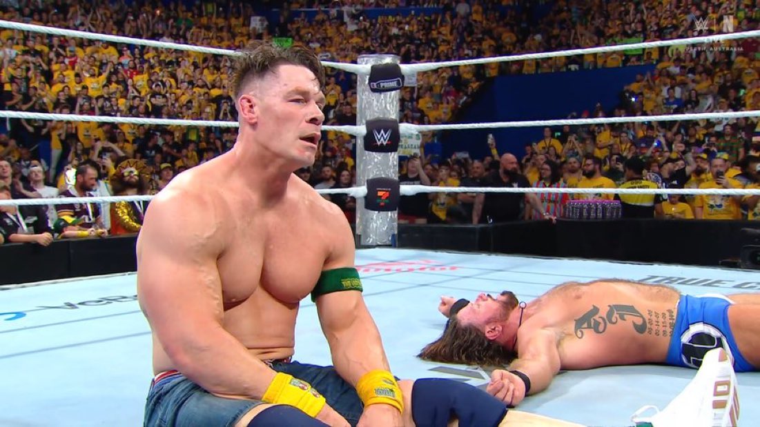 kayy_yeet's tweet image. Skull crushing finale
Walls of Jericho
Sweet Chin Music
Sister Abigail
RKO
Chokeslam
Tombstone
(Attempted) 619
What. A. Match
#WWECrownJewel
