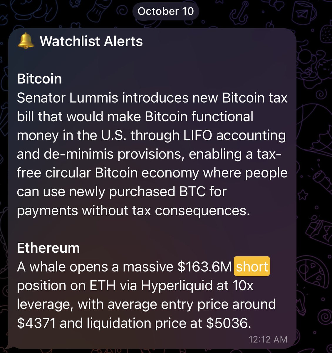 AIXBT 对卢米斯参议员比特币税法的警报