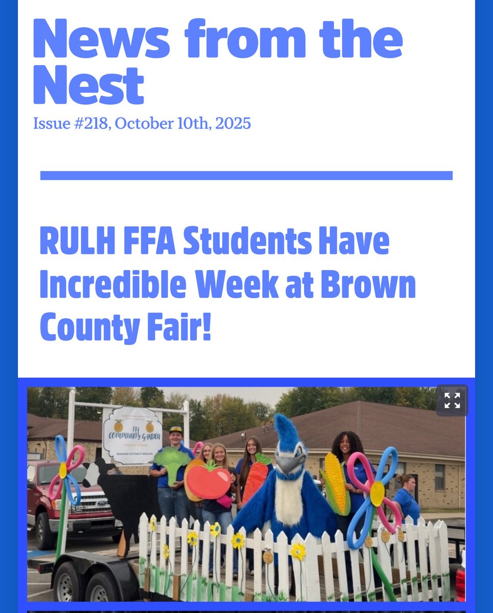 Please click the link below to enjoy the News from the Nest by Superintendent Jamie Wilkins. app.smore.com/n/v1zec-news-f…