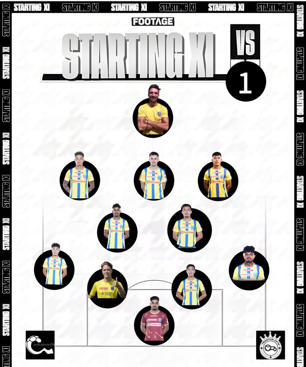 FOOTAGE__0's tweet image. ๐จWe think these are the starting Xl suitable for blasters.
Any change needed ?
#KBFC #KeralaBlasters