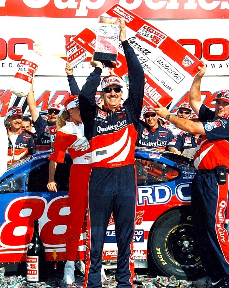 NASCAR Legends (@legendsnascar) on Twitter photo Dale Jarrett won the 1998 Winston 500 at Talladega 27 years ago today. 🏁
The win earned him the Winston No Bull 5 million dollar bonus.
#RobertYatesRacing 🏁 <a href="/TALLADEGA/">Talladega Superspeedway</a> Dale Jarrett won the 1998 Winston 500 at Talladega 27 years ago today. 🏁
The win earned him the Winston No Bull 5 million dollar bonus.
#RobertYatesRacing 🏁 <a href="/TALLADEGA/">Talladega Superspeedway</a>