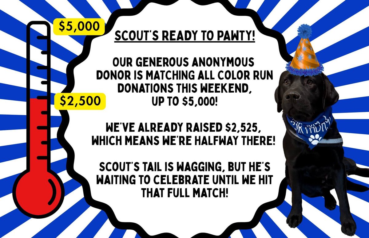 SLCSpearson's tweet photo. Let’s keep those donations rolling in and show how Pioneers rally together! 
#pearsonpioneers #pavetheway #bettertogether #ColorRun2025 https://t.co/Ll9F6LCQiK