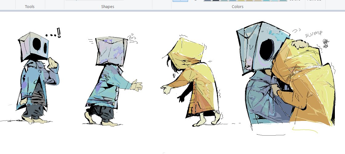 nexketch_'s tweet image. Tummy ache #littlenightmares