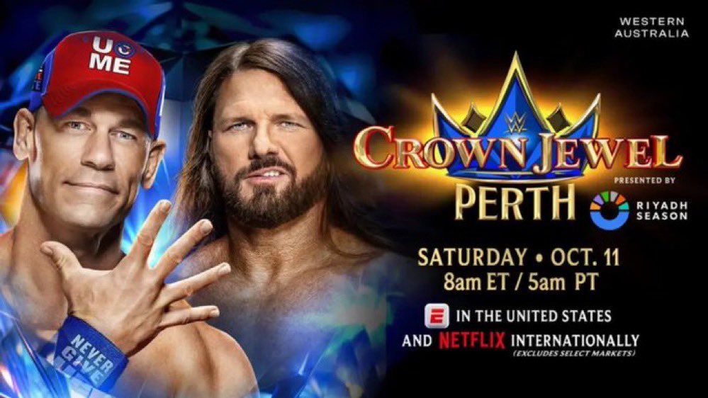 TribalVisionary's tweet image. #21: crown jewel (11/10/2025)

john cena vs. aj styles 

5 ⭐️
