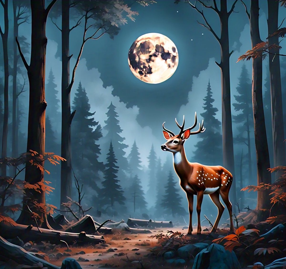sansofibm's tweet image. Good night X world!!!✨✨
The night whispers peace… close your eyes and feel it 🌙💤