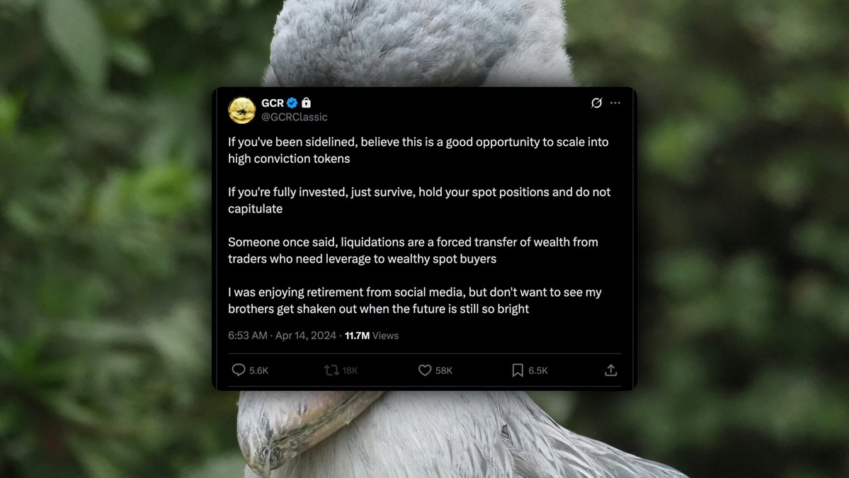 katexbt's tweet image. ngl this type of day really does call for a gcr tweet