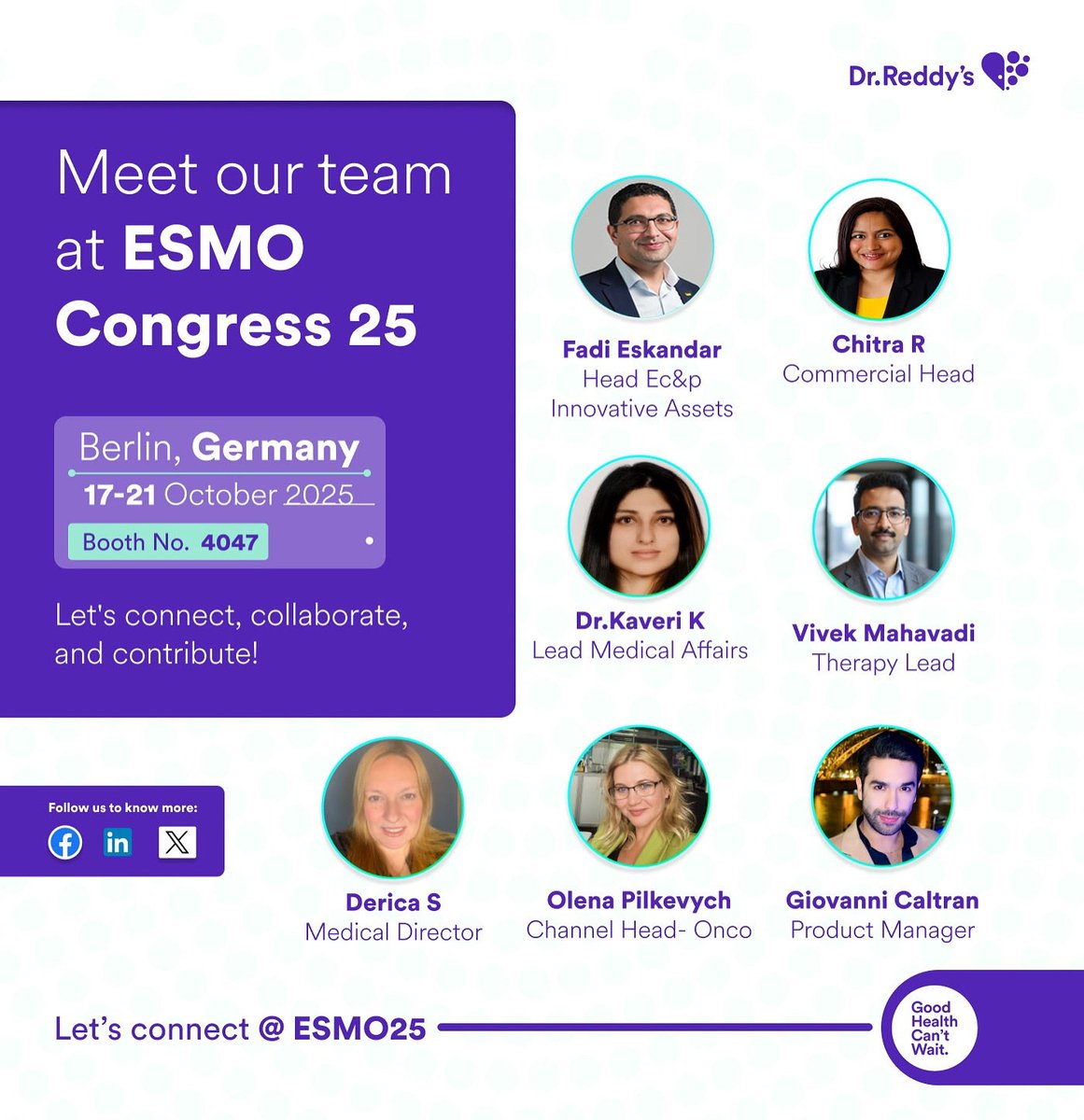 6 days to go for #ESMO2025!

See you there.
